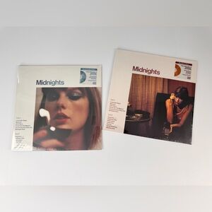 Taylor Swift Midnights Albums Moonstone Blue + Blood Orange 🩵🧡
